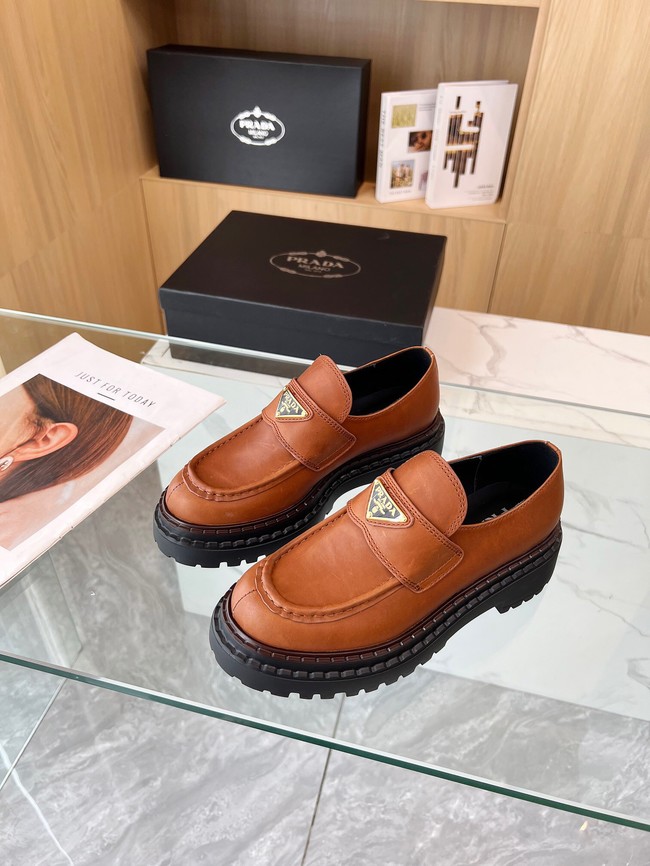 Prada leather loafers 55209-2