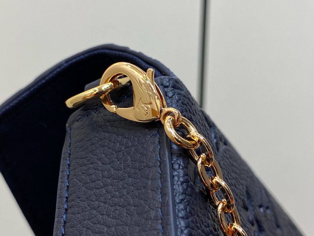 Louis Vuitton Monogram Empreinte Felicie Pochette M64065 M83589 Navy