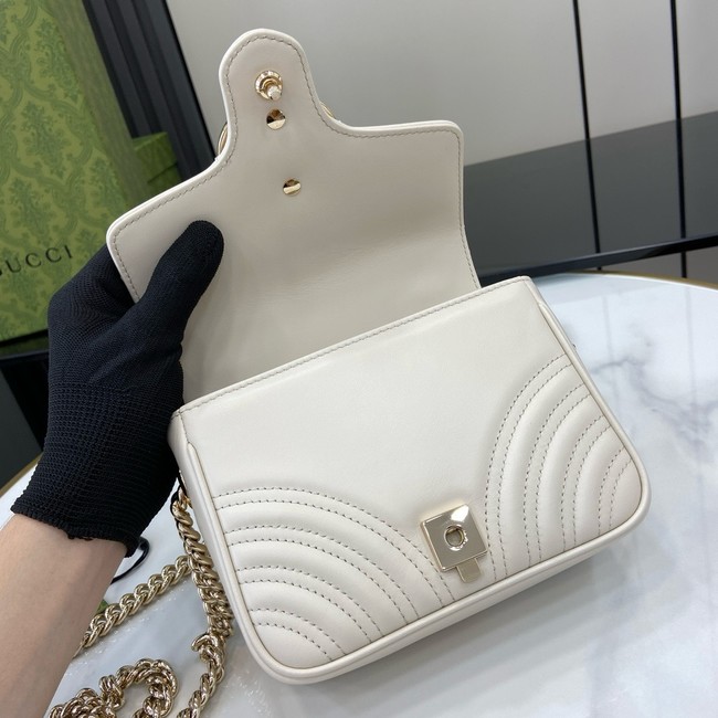GUCCI GG MARMONT MINI TOP HANDLE BAG 811238 Beige