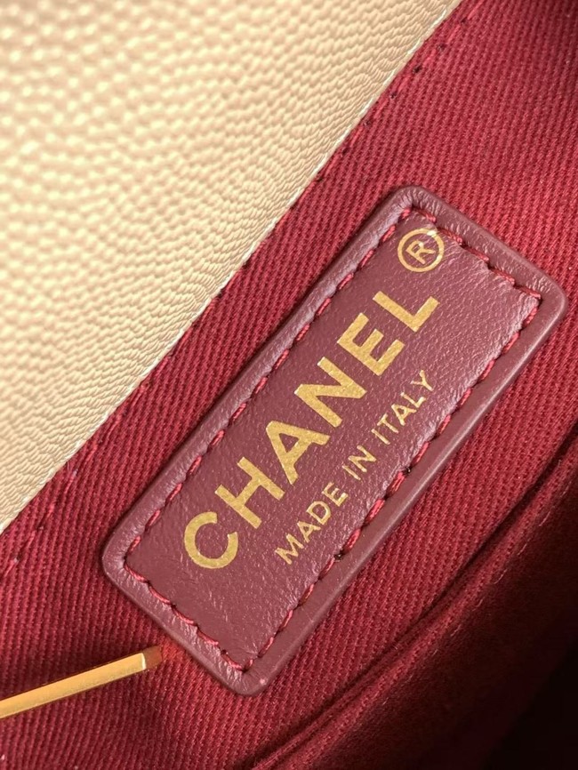 Chanel MINI FLAP BAG WITH TOP HANDLE AS2215-4