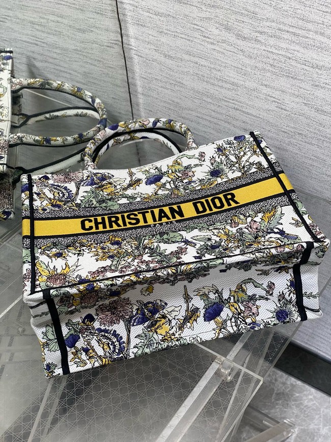 Medium Dior Book Tote Embroidery Embroidery M1296ZTDT-3
