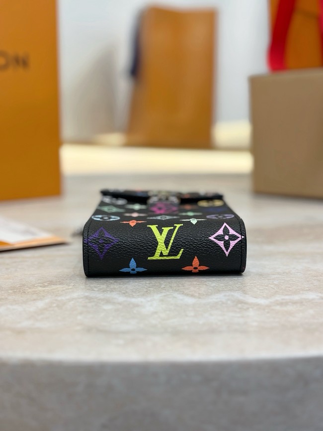Louis Vuitton Petite Malle Monogram Canvas Bag M13572 black