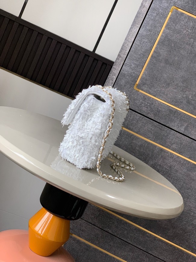 Chanel FLAP BAG AS4561 white