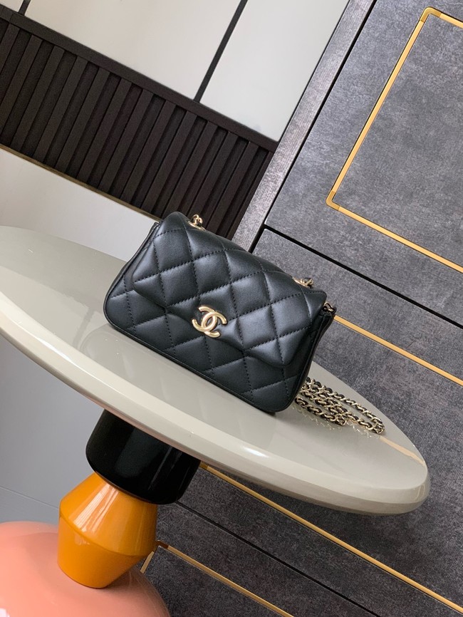 Chanel CLASSIC Original Lambskin 11.12 HANDBAG AS6563 black