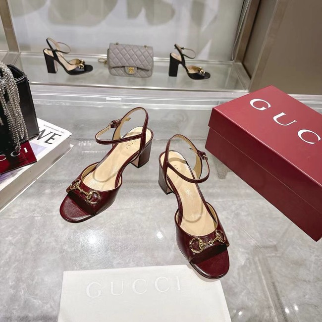 Gucci WOMENS HORSEBIT SANDAL 44938-3