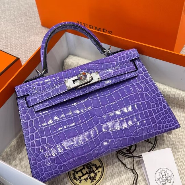 Hermes Kelly Shoulder Bags Nile crocodile leather KL2766-1