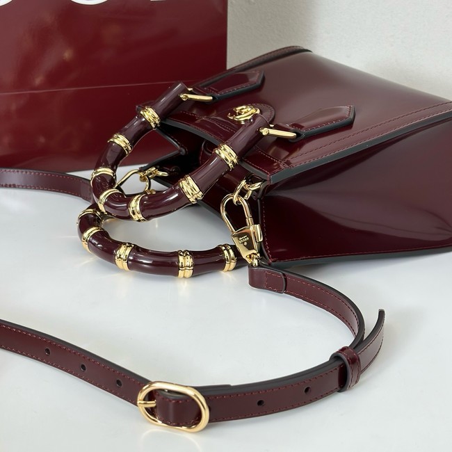 Gucci Diana small tote bag 832936 Rosso Ancora red