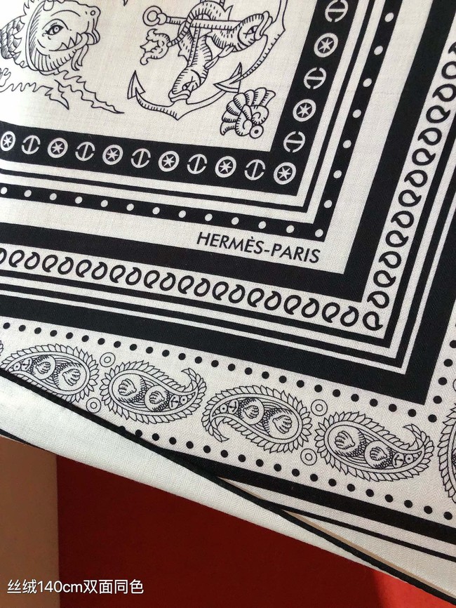 Hermes Shawl Cashmere and Silk KY132