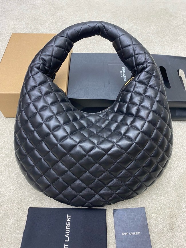 Yves Saint Laurent ICARE hobo in quilted nappa 858160 black  
