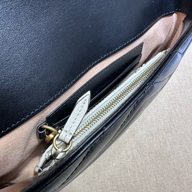 Gucci GG Marmont small shoulder bag 751526 black