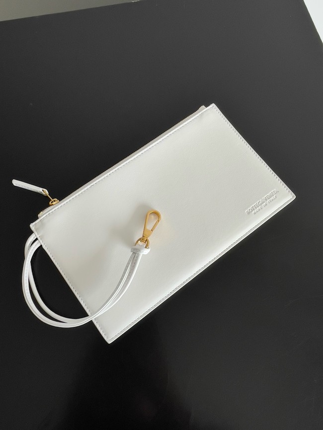 Bottega Veneta Large Parachute 826212 white& Brass finish