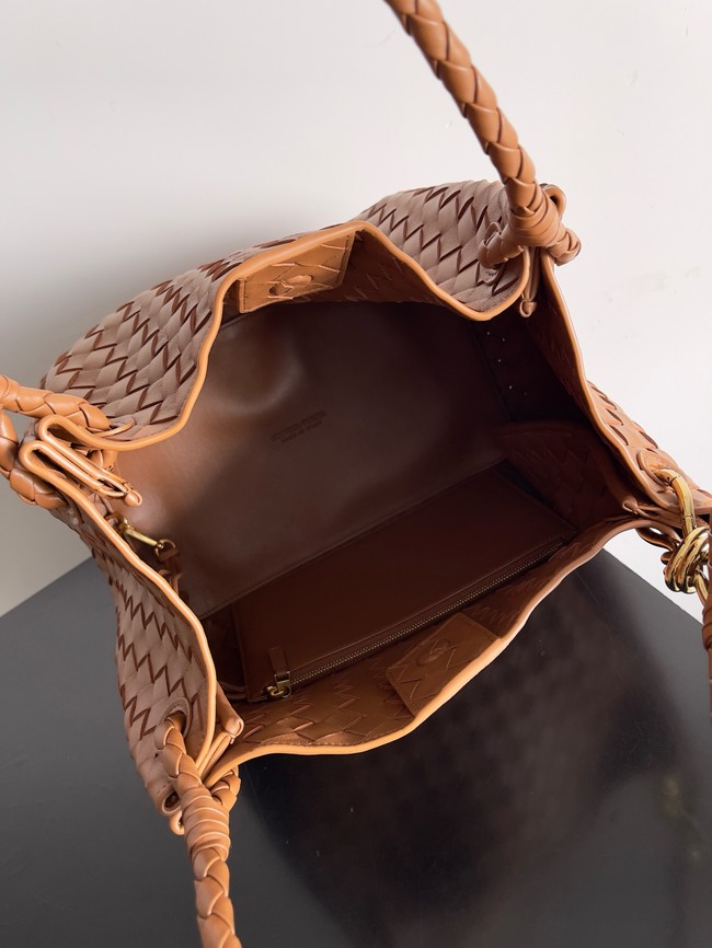Bottega Veneta Parachute 826212 Natural&Brass finish