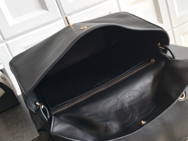 CHANEL Maxi Classic Handbag AS58601 black
