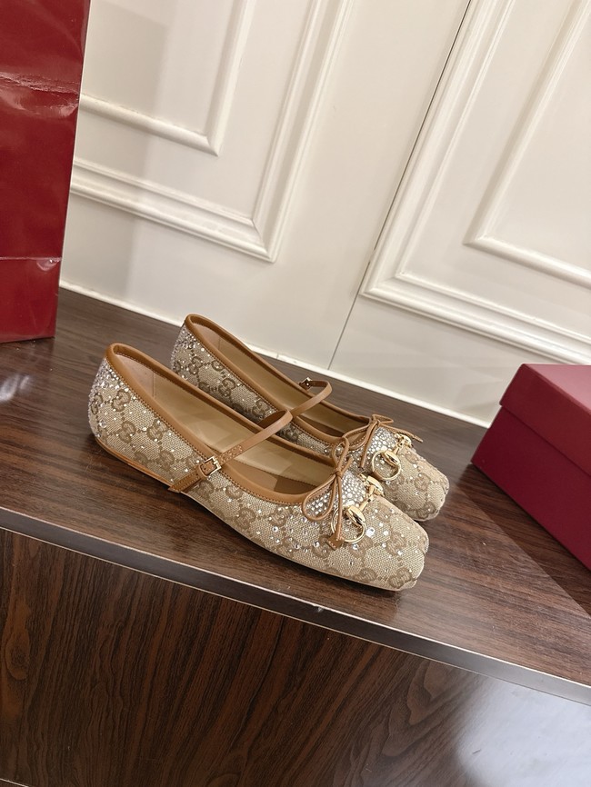 GUCCI Womens Vittoria ballerina 21068-1