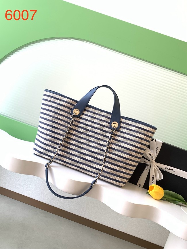 CHANEL Large Tote AS60074 blue