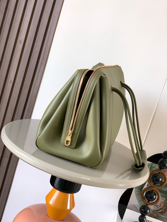 Loewe Large soft calfskin leather Madrid bag 9148 green
