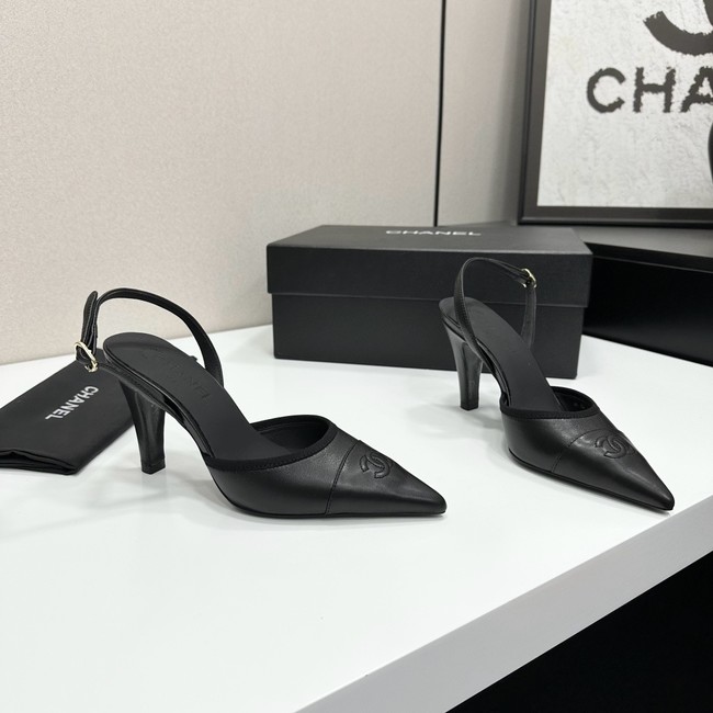 Chanel Slingbacks Iridescent Lambskin 55734-3