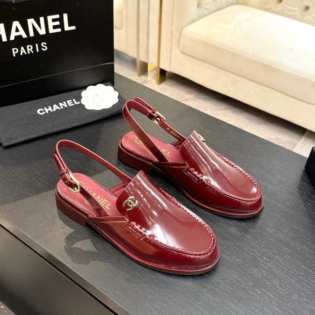 Chanel Slingbacks Shiny Calfskin G47033-1
