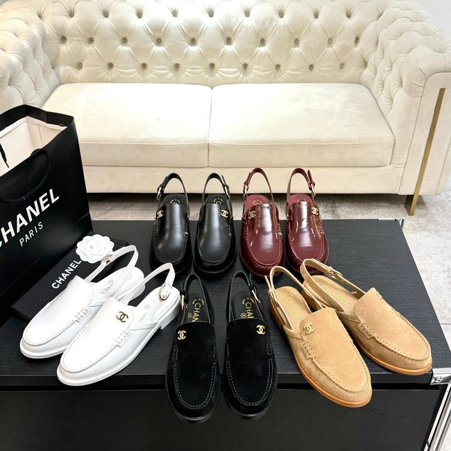 Chanel Slingbacks Shiny Calfskin G47033-1