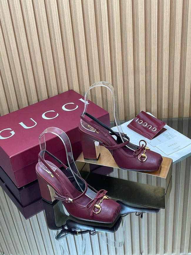 Gucci Womens slingback pump with Horsebit 66924-2