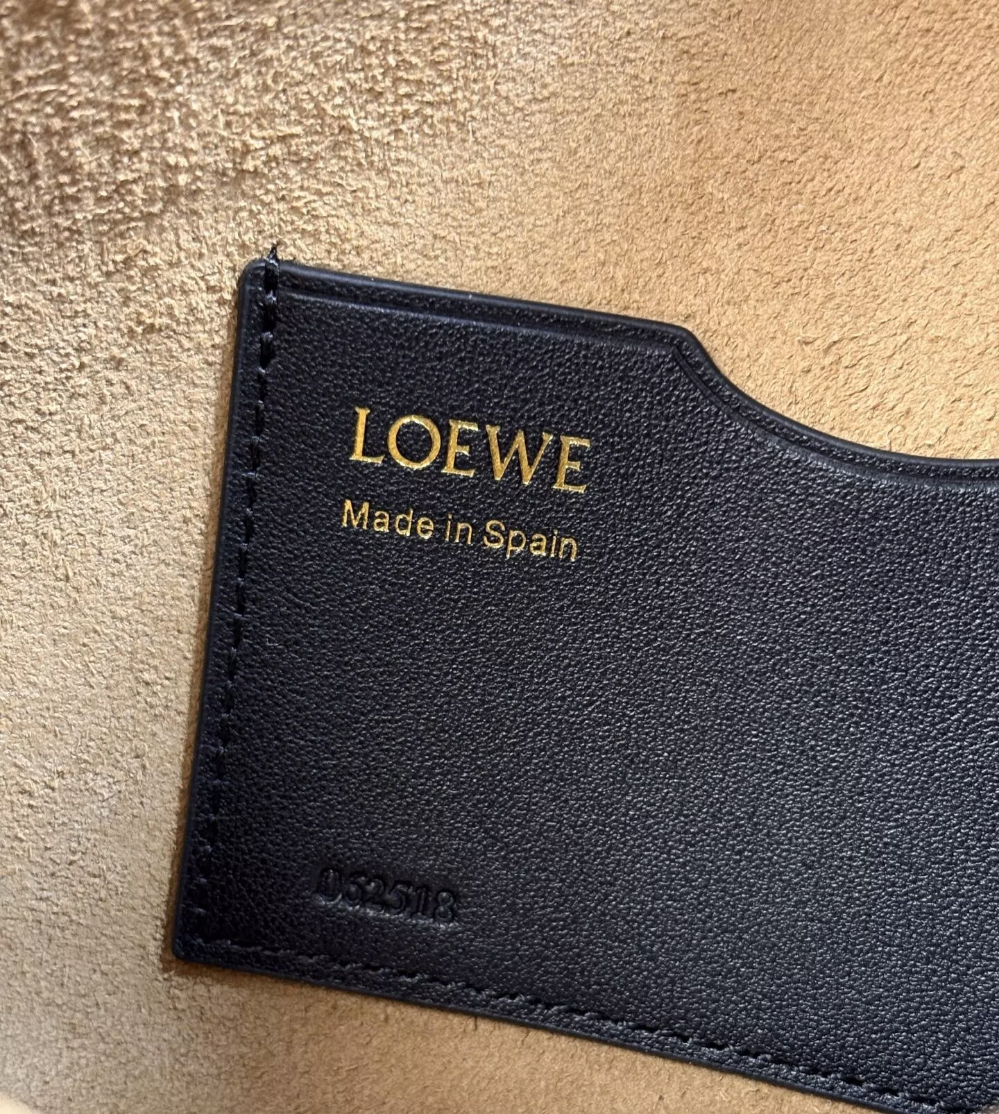 Loewe Ola Original Leather Fashion Handbag L53012 Black