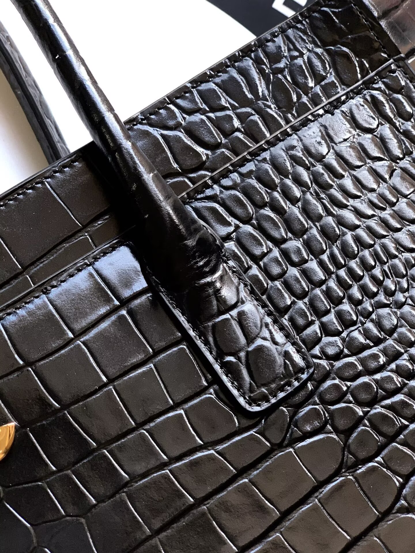 Chanel 2026SS Original Crocodile Leather A31021 Black